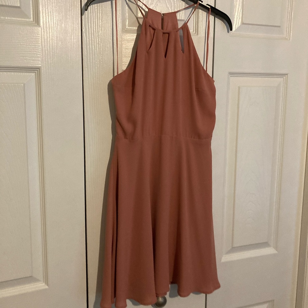 Express pink dress